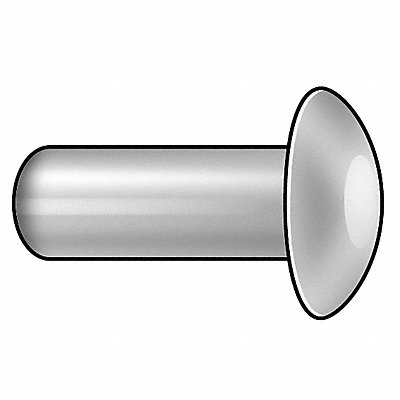 Semi-Tubular Rivet 1/8x3/16 In PK100 MPN:1HBN8