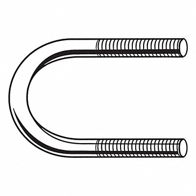 Standard U-BoltInside H 1 1/4 in PK460 MPN:B17242.025.0037