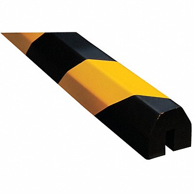 Corner Guard 40 Hx1-1/2 W Black/Yellow MPN:FEG-C