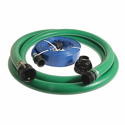 Water Hose 1-1/2 ID x 20 ft 50 ft MPN:PKQ2-150