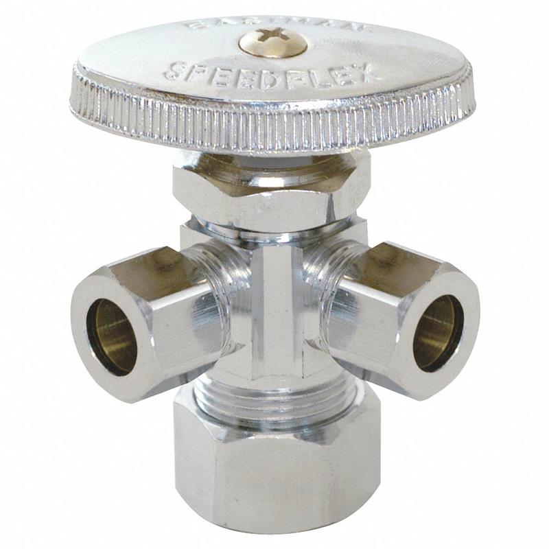 Supply Stop 2-Way 5/8 Inlet Celcon Stem MPN:04353lf