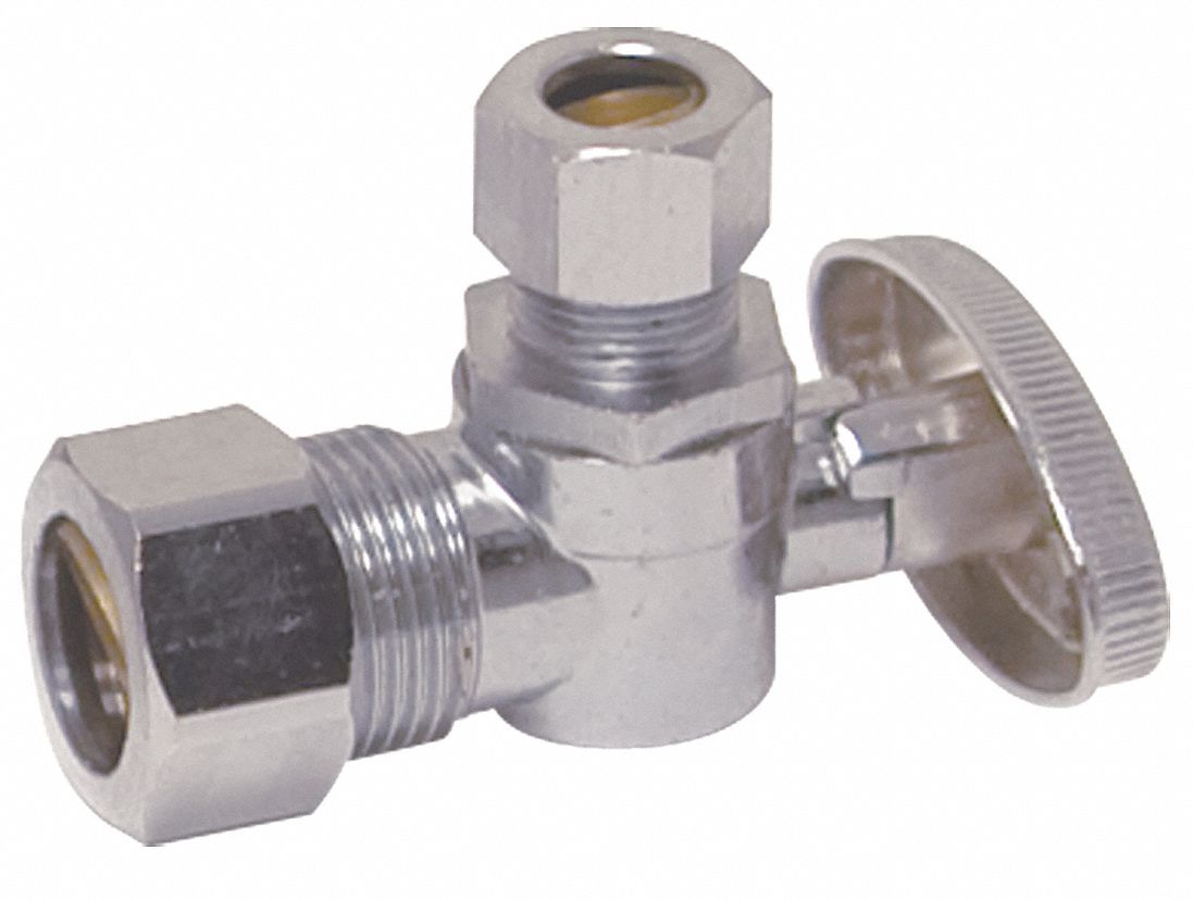 Supply Stop 2-Way 5/8 Inlet Size MPN:10740lf