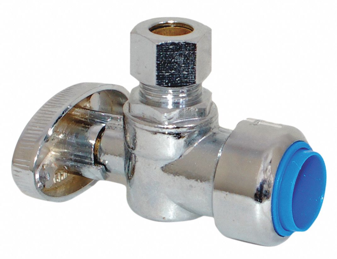 Supply Stop Angle 1/2 Inlet 3/8 Outlet MPN:10774