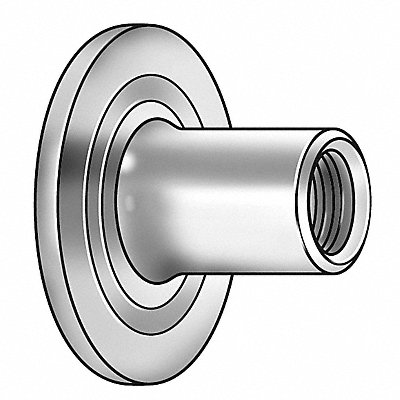 Round Weld Nut Steel #10-24 100PK MPN:1LAC4