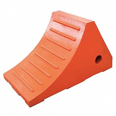 Wheel Chock Molded Rubber Orange MPN:22XW87