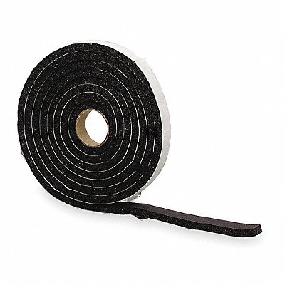 Foam Seal 10 ft 1/2 in W Black PVC MPN:2RRF1