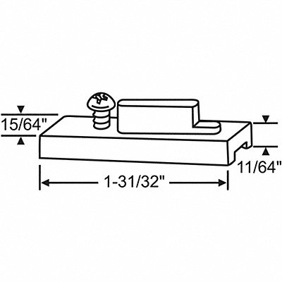 Tube Balance Bar Pivot 1-31/32 L MPN:83-504