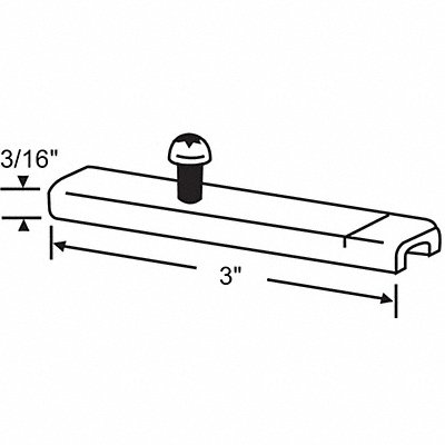 Sash Pivot Bar Tilt Window 3 L MPN:85-501