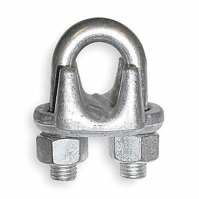 Wire Rope Clip U-Bolt 1/4In Forged Steel MPN:4DV35