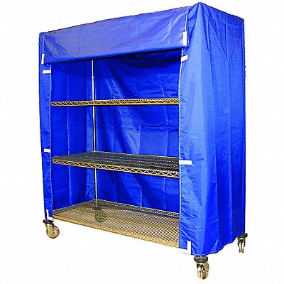 Cart Cover 48x18x62 Blue Nylon MPN:33Y356