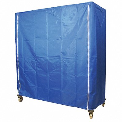 Cart Cover 48x18x54 Blue Nylon Zipper MPN:33Y363