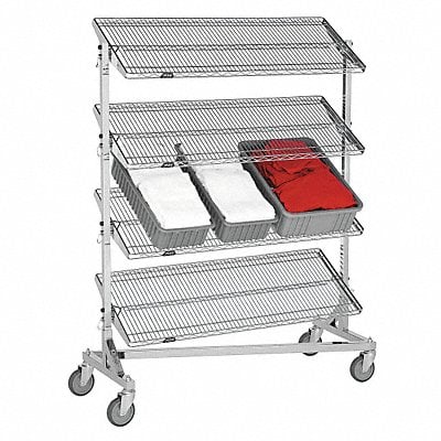 Nesting Wire Cart 24 in W 48 in L MPN:NT-2448R