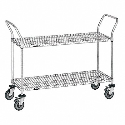 Utility Cart Cap 400 Lb 36x18 2 Shelves MPN:UC2-1836LZ