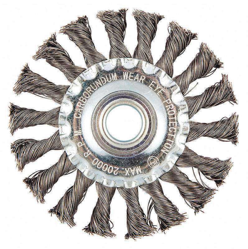 Wire Wheel Brush 0.014 Dia Wire MPN:66252838548