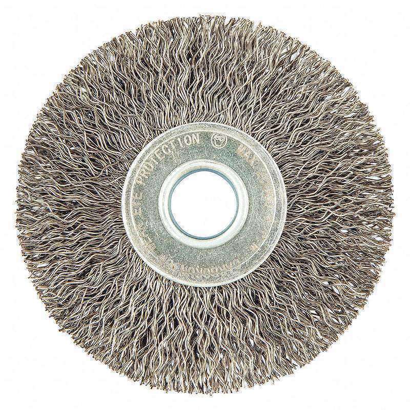 Wire Wheel Brush 0.014 Dia Wire MPN:66252838565