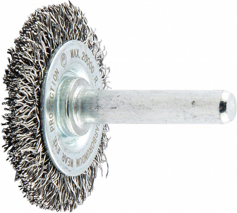 Wire Wheel Brush 0.0118 Dia Wire MPN:66252838574