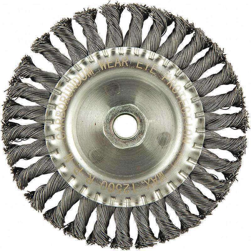 Wire Wheel Brush 0.020 Dia Wire MPN:66252838599