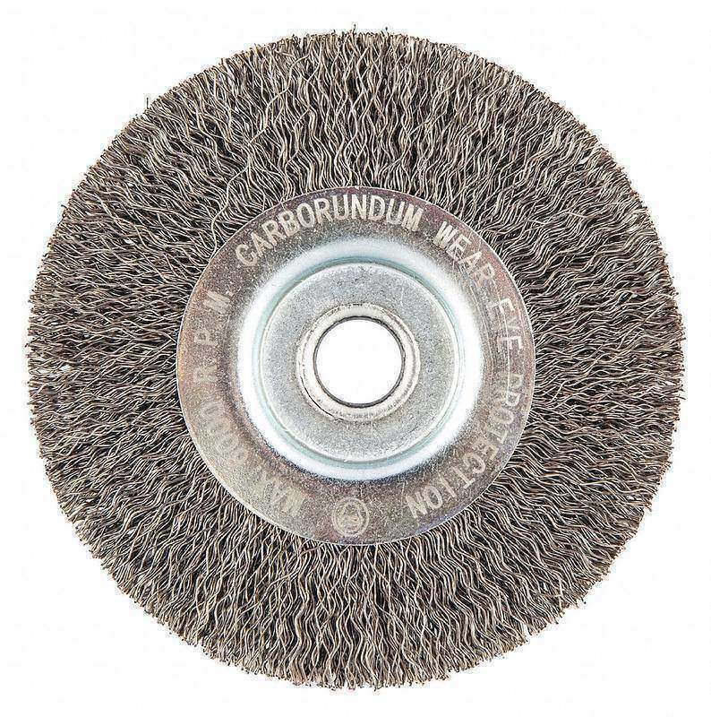 Wire Wheel Brush 0.014 Dia Wire MPN:66252838600