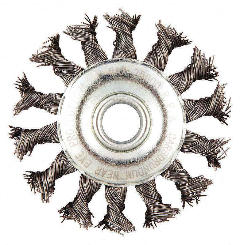 Wire Wheel Brush 0.014 Dia Wire MPN:66252838605