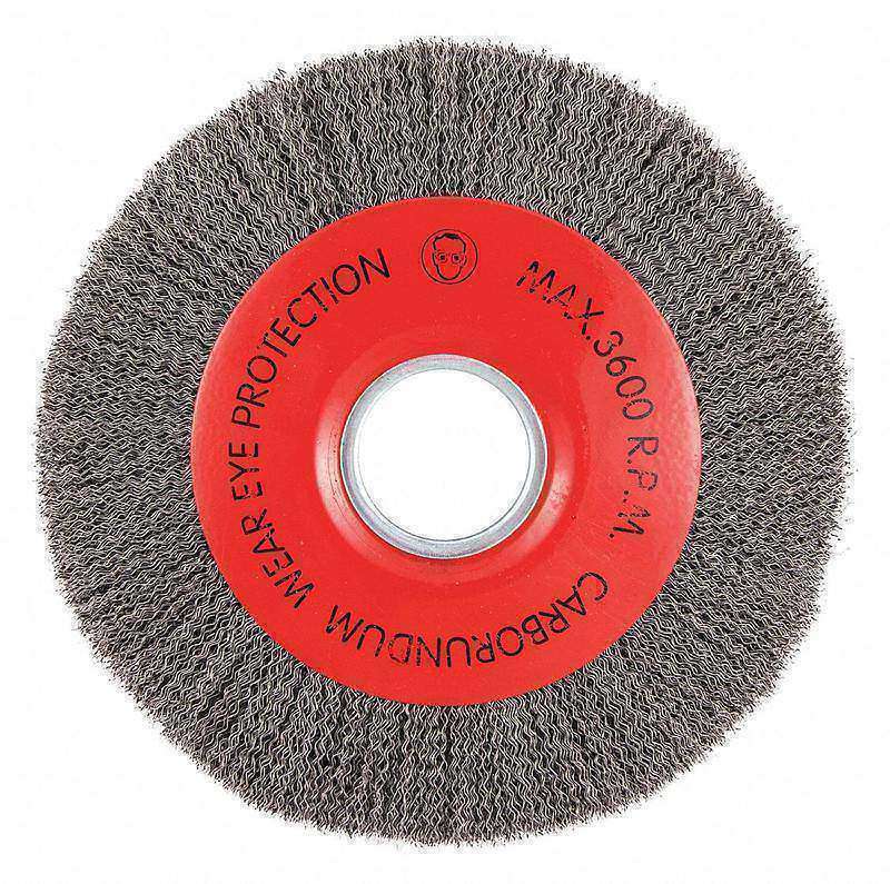 Wire Wheel Brush 0.020 Dia Wire MPN:66252838677