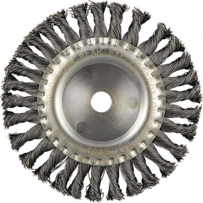 Wire Wheel Brush 0.020 Dia Wire MPN:66252838703