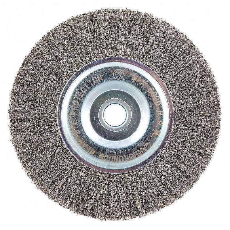 Wire Wheel Brush 0.008 Dia Wire MPN:66252838763