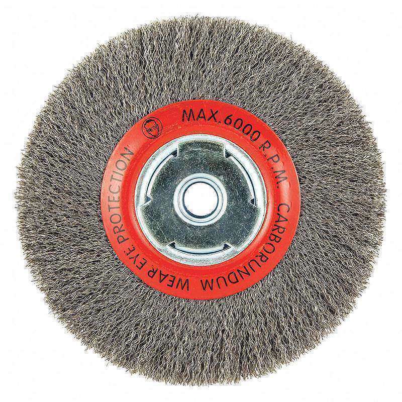 Wire Wheel Brush 0.014 Dia Wire MPN:66252838775