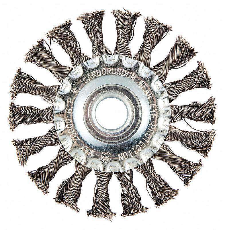 Wire Wheel Brush 0.014 Dia Wire MPN:66252838790