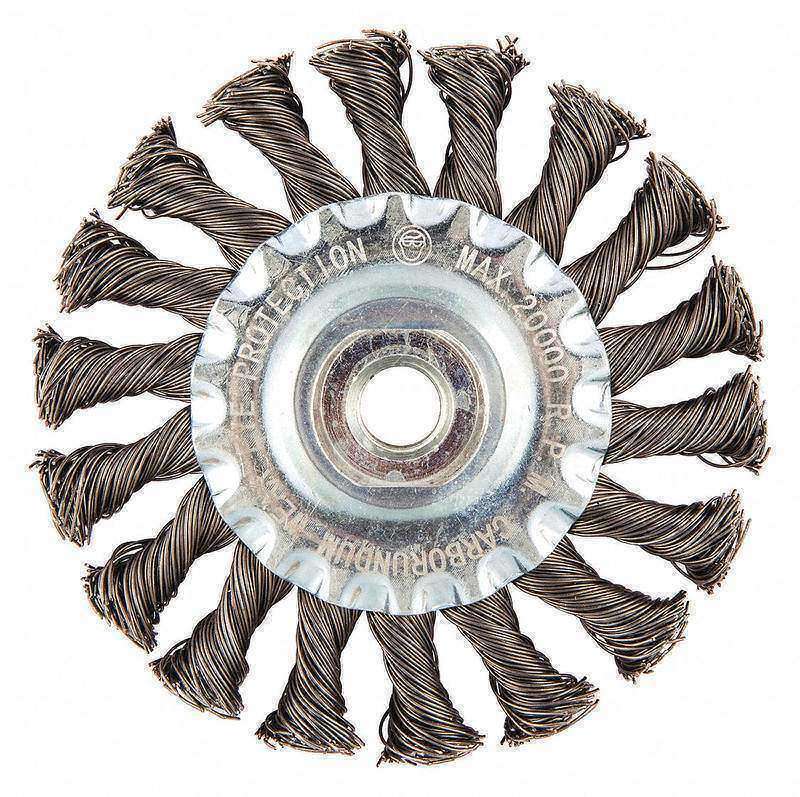 Wire Wheel Brush 0.020 Dia Wire MPN:66252838791