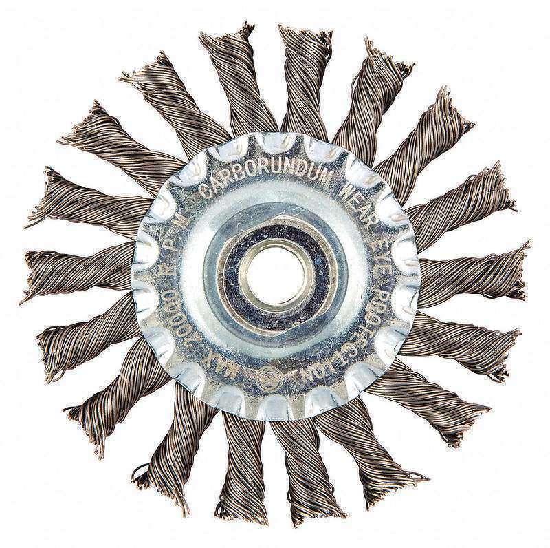 Wire Wheel Brush 0.020 Dia Wire MPN:66252838794