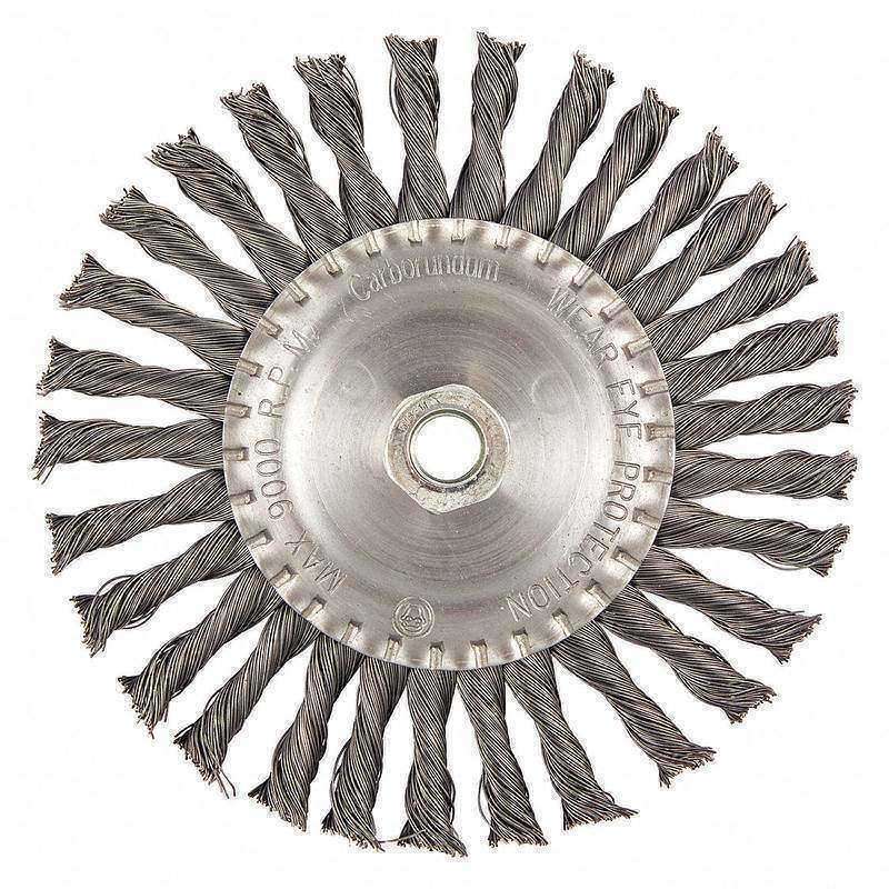 Wire Wheel Brush 0.020 Dia Wire MPN:66252838796