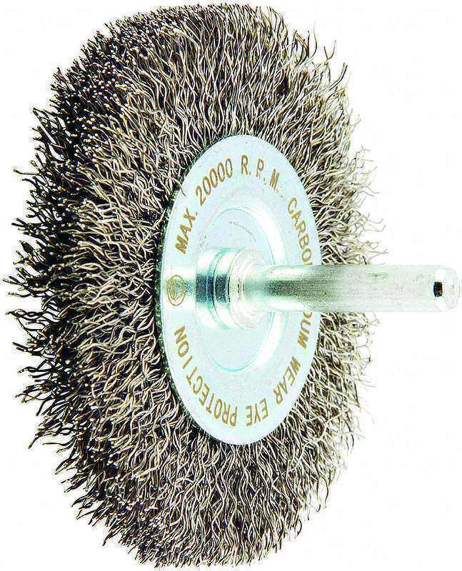 Wire Wheel Brush 0.0118 Dia Wire MPN:66252838802