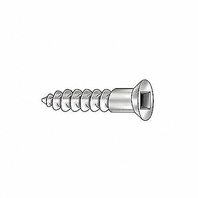 FlatHd Wood Scrw ZincYL #6 1.25 L PK6300 MPN:B25141.013.0125