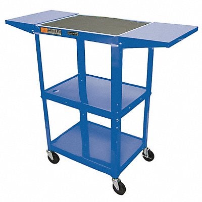 Adjustable Mobile Cart Royal Blue MPN:AVJ42DL-RB