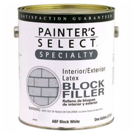 Painter's Select Latex Block Filler Flat Finish White Gallon - 151731 151731