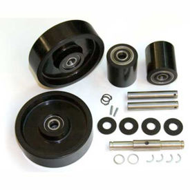 Complete Wheel Kit for Manual Pallet Jack GWK-4YX97-CK - Fits Dayton Model # 4YX97 GWK-4YX97-CK