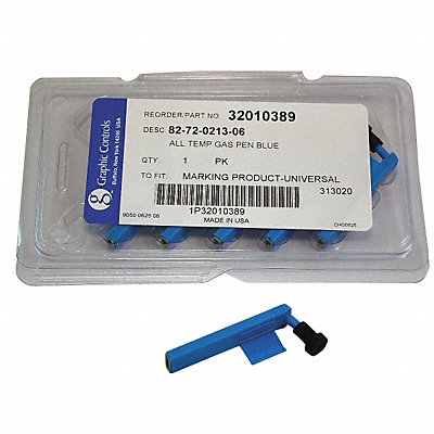 Chart Recorder Pen Blue PK6 MPN:82-72-0213-06 - BLUE STATIC PENS