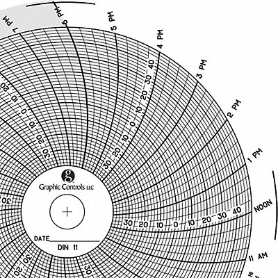 Circular Paper Chart 1 day PK60 MPN:Chart 011