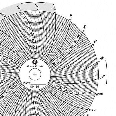 Circular Paper Chart 1 day PK60 MPN:Chart 026