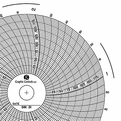 Circular Paper Chart 5 hr PK60 MPN:Chart 031