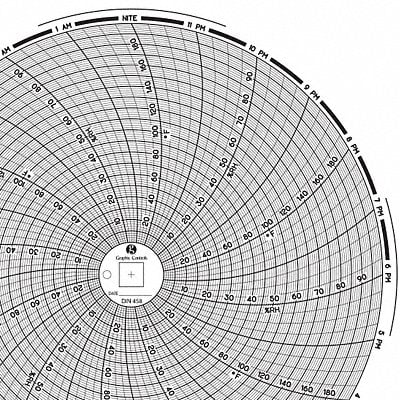 Circular Paper Chart 1 day PK60 MPN:Chart 458