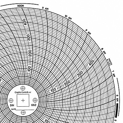 Circular Paper Chart 1 day PK60 MPN:Chart 662