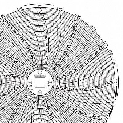 Circular Paper Chart 1 day PK60 MPN:Chart 667