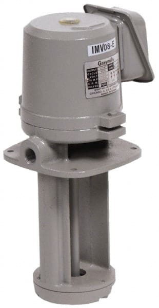 Immersion Pump: 1 hp, 230/460V, 3 Phase, 3,450 RPM, Cast Iron Housing MPN:IMV100-F