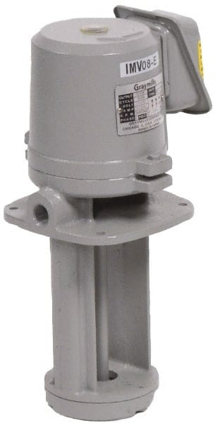 Immersion Pump: 1/4 hp, 115/230V, 3/1.5A, 1 Phase, 3,450 RPM, Cast Iron Housing MPN:IMV25-E