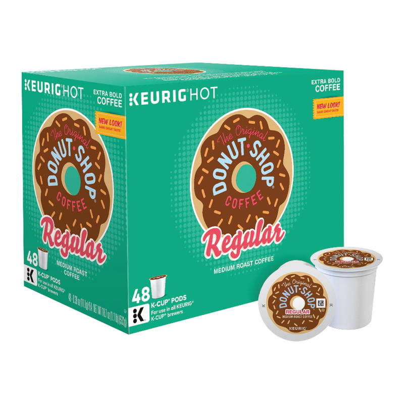 The Original Donut Shop Single-Serve Coffee K-Cup, Medium Roast, Carton Of 48 (Min Order Qty 2) MPN:114528