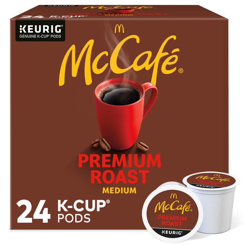 McCafe Single-Serve Coffee K-Cup Pods, Premium Roast, Carton Of 24 (Min Order Qty 4) MPN:37465