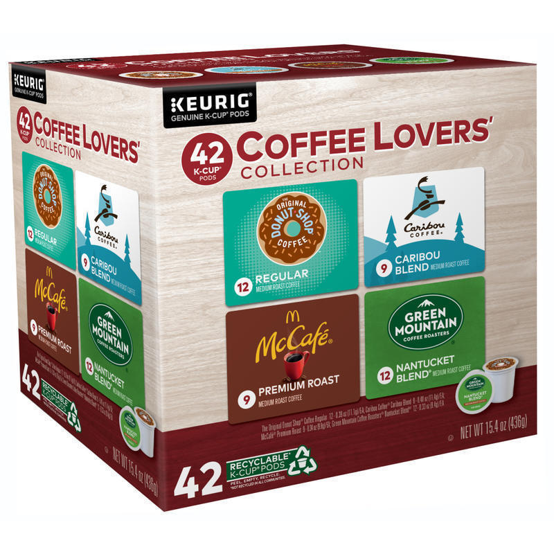 Green Mountain Coffee Coffee Lovers Collection Single-Serve K-Cup Variety Pack, Pack Of 42 K-Cup (Min Order Qty 2) MPN:5000362876