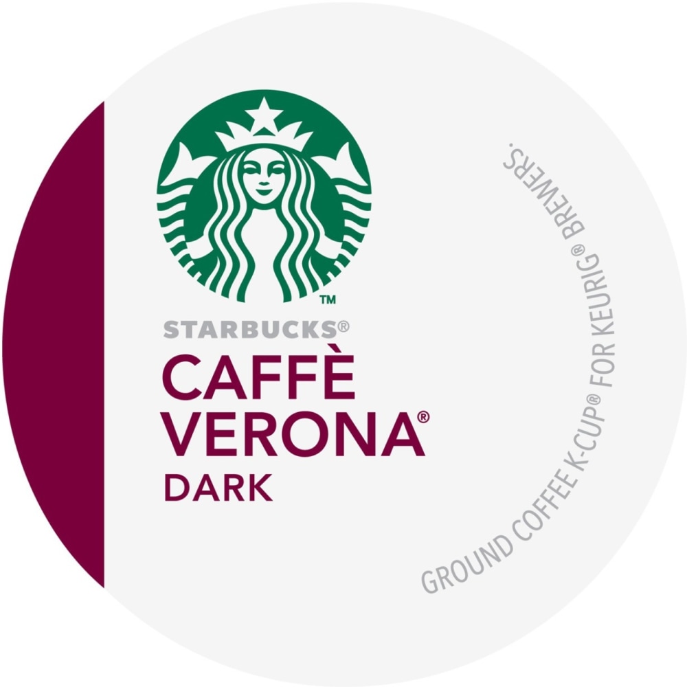 Starbucks Single-Serve Coffee K-Cup, Caffe Verona, Carton Of 24 (Min Order Qty 3) MPN:9576