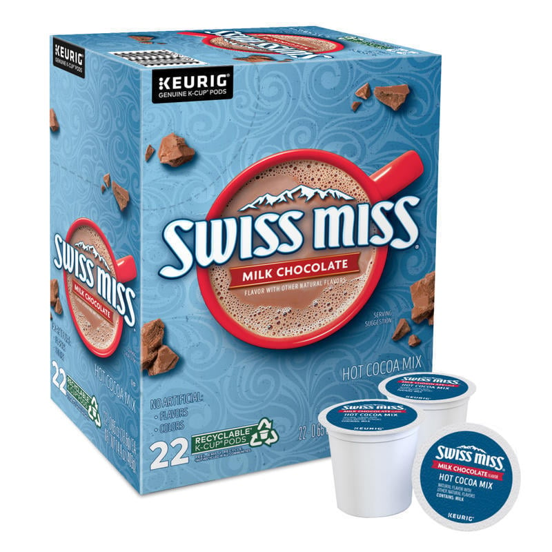 Swiss Miss Hot Cocoa Single-Serve K-Cup, Box Of 22 (Min Order Qty 4) MPN:5000345150